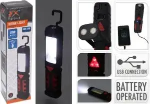 Ljós vinnuljós 21cm