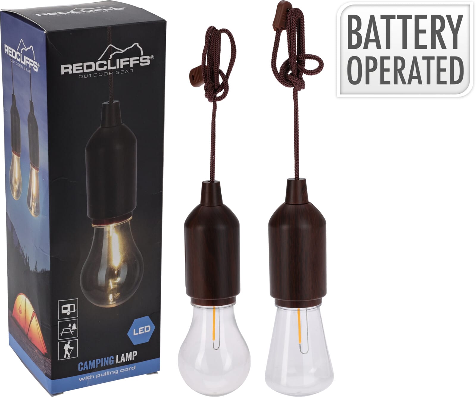 Ljósapera Led hangandi batterís