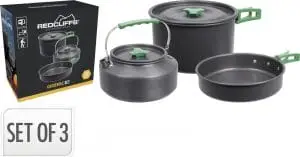 Pottasett Casserole 3 stk. í pakka Ál