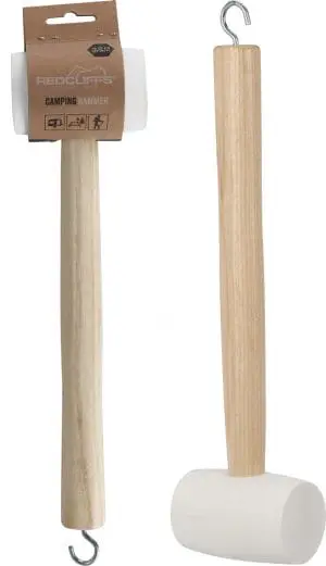 Hamar gúmmí m/krók hvítur