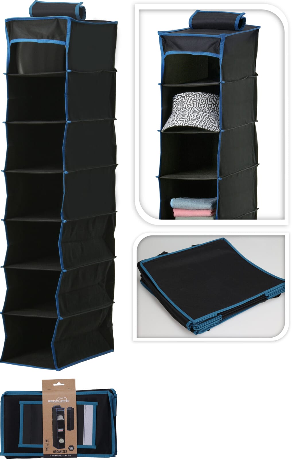 Hengi Organizer 7 hólf 30x17x84 cm