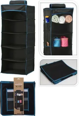 Hengi Organizer 5 hólf 34x34x85 cm