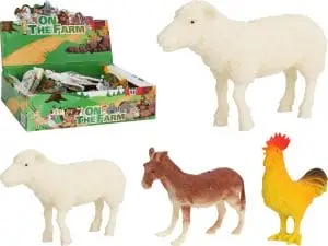 Leikfangadýr mismunandi teg.