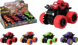 Leikfanga bíll 9cm 4 litir