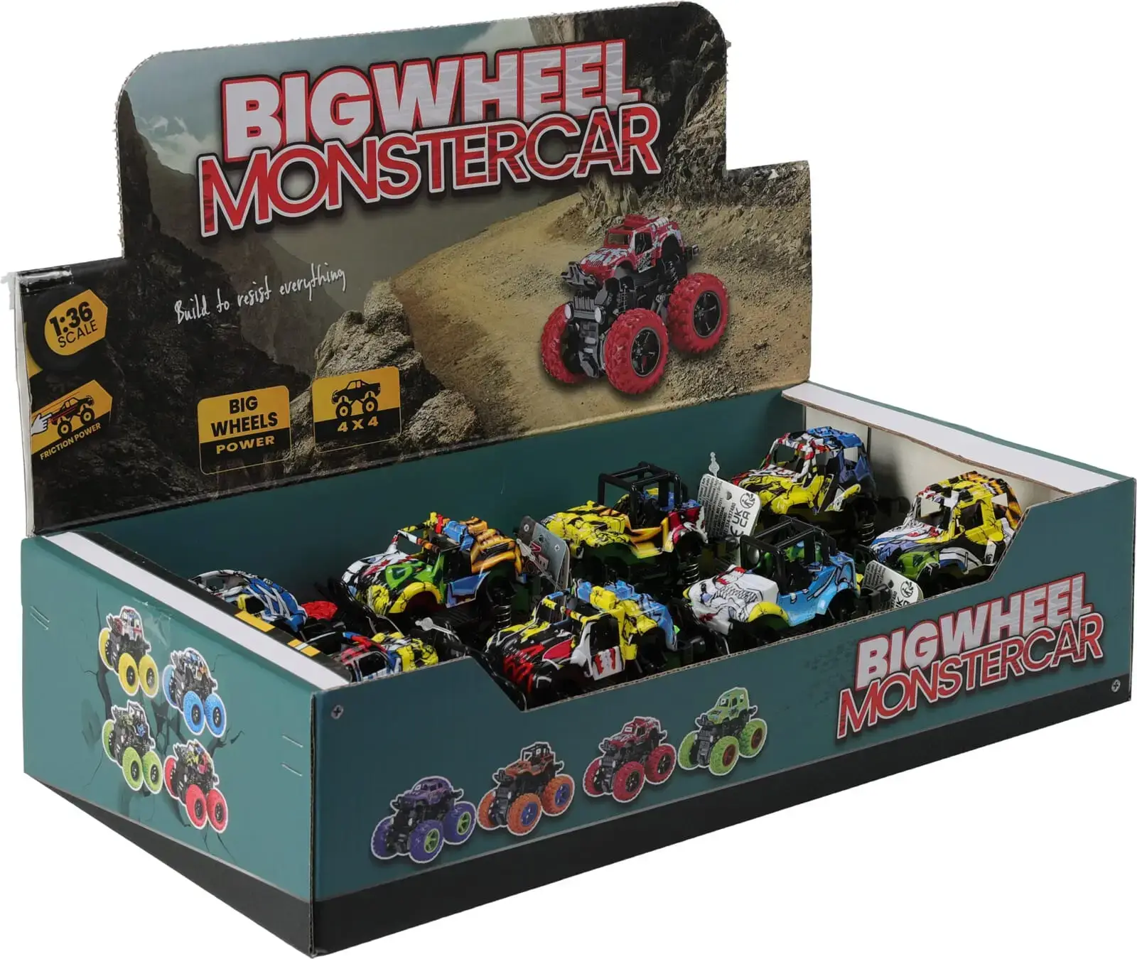 Leikfanga bíll 9cm 4 litir - Image 6