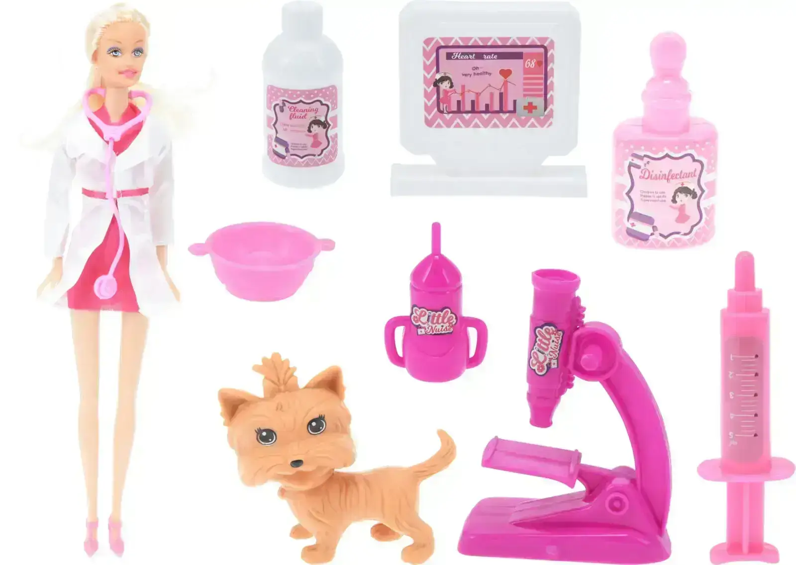 Leikfanga Hjúkku sett fyrir dúkkur - Image 5