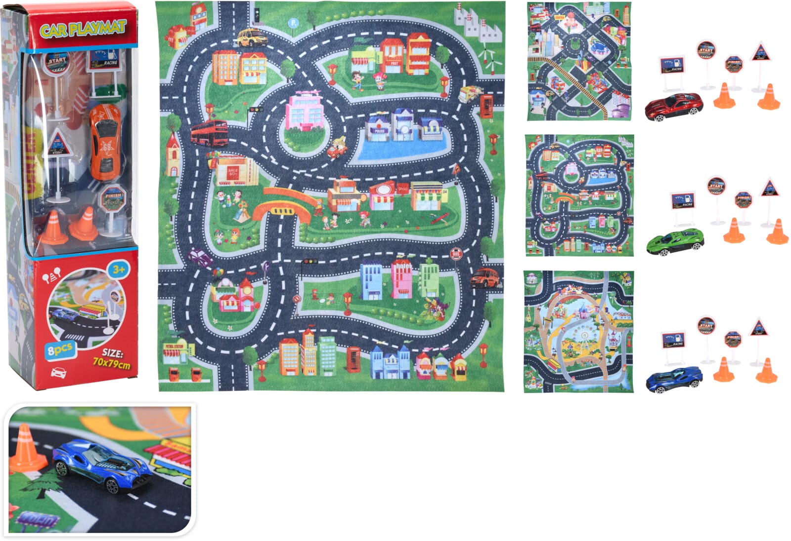 Bílamotta 79x70 cm 3 tegundir