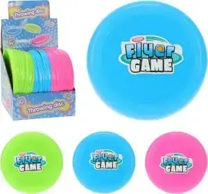 Frisbý diskur 17cm. 3 litir