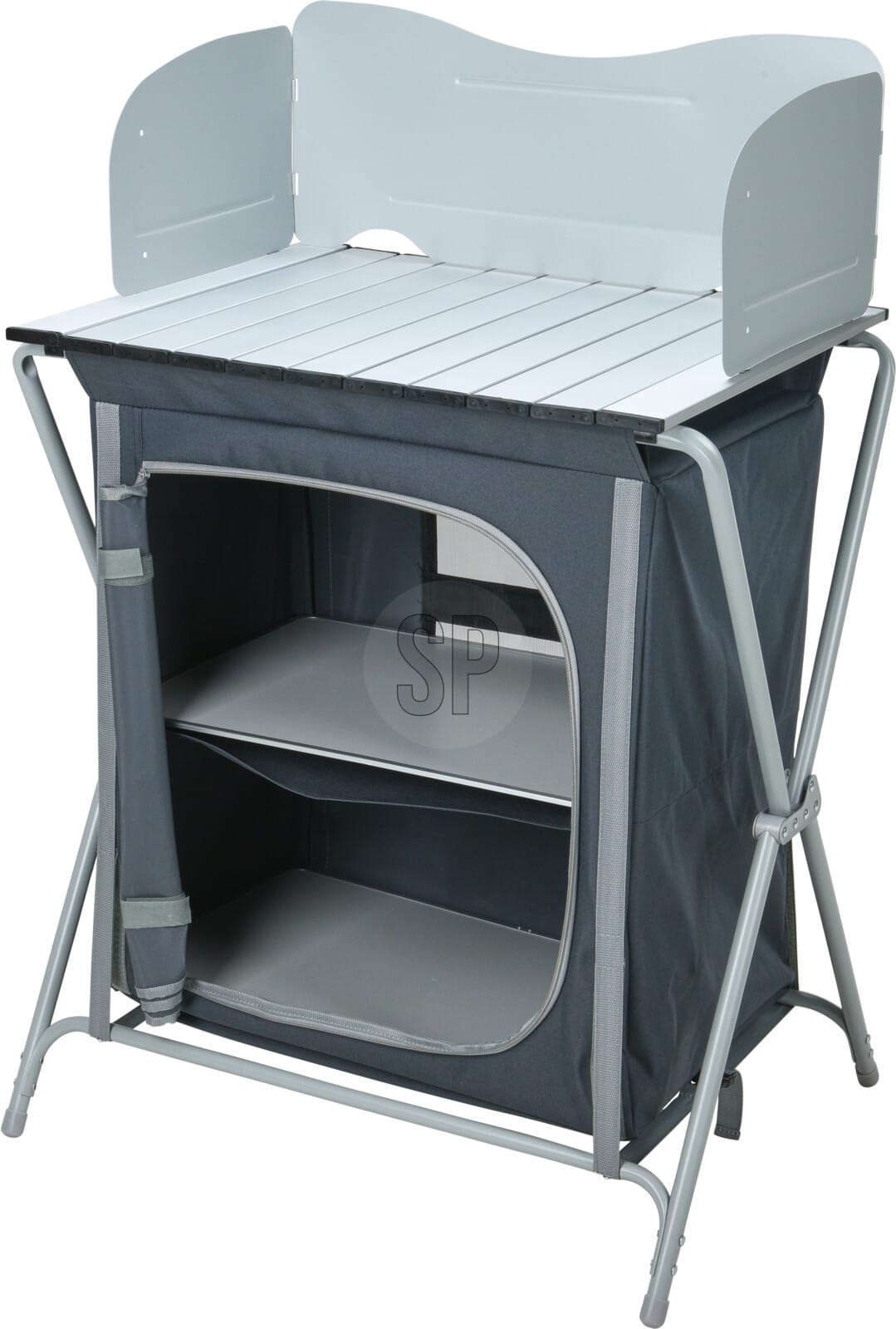 Eldhúseining- borð m/hliðum og 2 hillum - Image 3