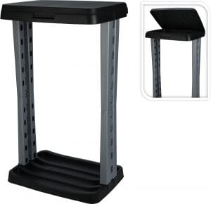 Ruslapokastandur ferkantaður 60L