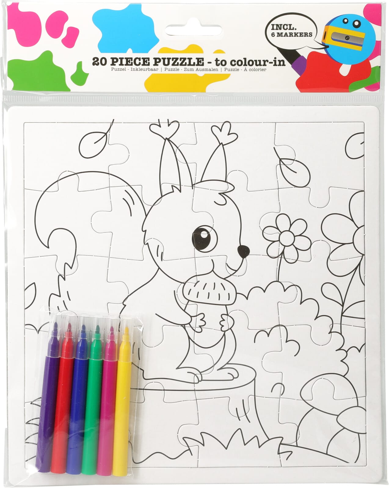 Litablað 21 x 21 cm og litir - Image 5