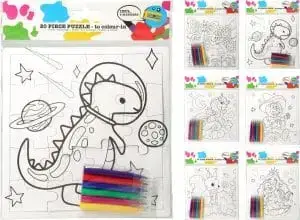 Litablað 21 x 21 cm og litir