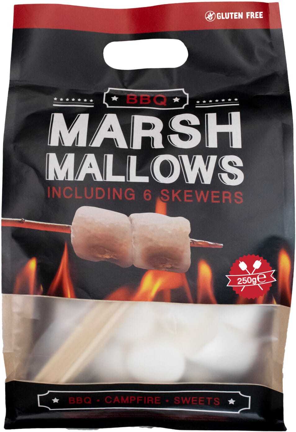 Grillbursti stór m/löngu skafti 51 cm.