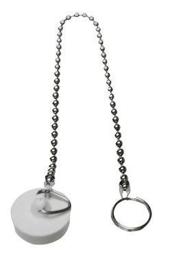 Tappi í niðurfall m/keðju