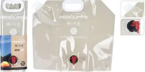 Vatnsbrúsi m/ krana samanfellanlegur 8L