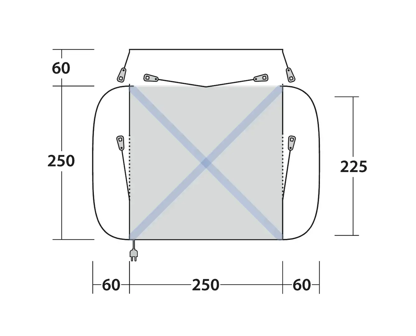 Fortjald á Húsbíl Daytona Air - Image 2