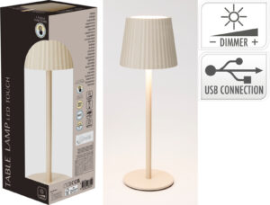 Lampi Borðlampi 9x27 cm Krem