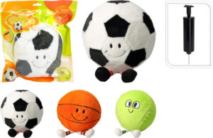 Bolti með pumpu 23cm 3 litir