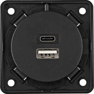 Tengi USB-A/USB-C frá Berker