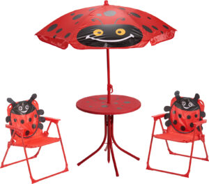 Barnastólar og borð Lady Bug
